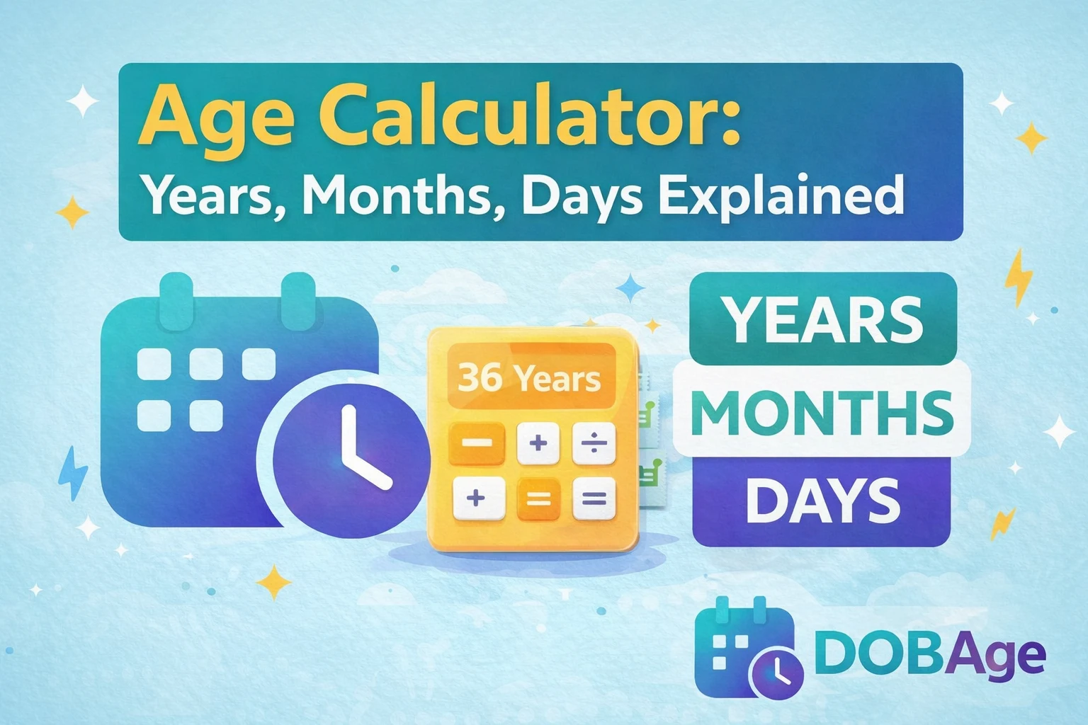 Age Calculator: Years, Months, Days Explained